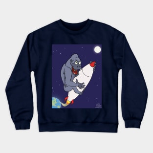 Apes To The Moon! Crewneck Sweatshirt